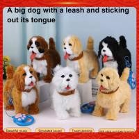 ราคา นั่ง_ของเล่นตุ๊กตาไฟฟ้าสุนัขที่มีสายจูงเลียลิ้นเดินลูกสุนัข ตุ๊กตา กับสัมผัส การตรวจจับ เหมือนจริงเสียงเด็กวัยหัดเดิน เชิงโต้ตอบ (49453386465)