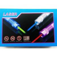 ราคา ไฟฉายเลเซอร์จุดไฟได้ ไฟสีฟ้าพร้อมหัวเปลี่ยน 5 ลาย high power blue laser 450nm 50000mW (26374580027)