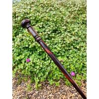 ราคา ไม้เท้า ไม้ตะพด ทำจากไม้พยุงดำ ความยาว 87 cm (11556179929)