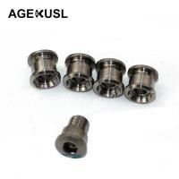 ราคา AGEKUSL Chainring Bolts Nuts สําหรับ Brompton จักรยานพับจักรยานเดี่ยว Crankset Ti สลักเกลียวไทเทเนียม (40716891540)