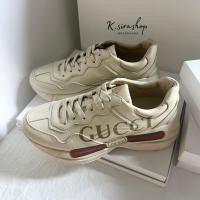 ราคา [ส่งฟรี] New Gucci Rhyton Gg Logo Sneaker (รบกวนลูกค้าสอบถามก่อนชำระนะคะ) (23819326252)
