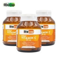 ราคา [แพ็ค 3 ขวด] บัฟเฟอร์ วิตามินซี 500 มก. ไบโอแคป Buffered Vitamin C 500 mg. Biocap วิตามินซี500 วิตามินซีพลัส (53601880126)