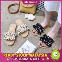 ราคา Mr.Kasut Nota Womens Sandal Flat Kasut Wanita Flower Flora Beach (19689101927)