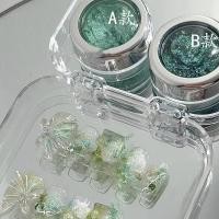 ราคา ทําเล็บมือกระพริบนางฟ้าผงครีมโอปอลครีมทาสีผงแสงจันทร์นางฟ้าแววตกแต่งเล็บ (43001619153)