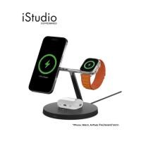 ราคา BELKIN แท่นชาร์จไร้สาย BOOST CHARGE  PRO แบบ 3 in 1 รองรับ MagSafe I iStudio by copperwired. (15099756242)