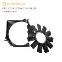 ราคา BINB ROAD ระบบทําความเย็น-พัดลม/ พัดลม 11 ใบมีด 11521712058 สําหรับอุปกรณ์เสริม BMW E46 ตัวสั่นพัดลม 17111436259-&*& (57352030434)