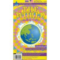 ราคา Bundanjai (แผนที่) แผนที่โลก 7 ทวีป (43157762535)