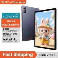 ราคา SUXI A9 XPro แท็บเล็ต 11”นิ้ว Android 14 เม็ด, 14+256GB Unisoc T616 7000mAh 5G WiFi 4G LTE dual card (24591681011)