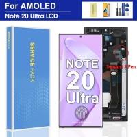 ราคา AMOLED Samsung Galaxy Note 20 Ultra 4G 5GจอแสดงผลLCD SM-N985F SM-N986B N986B/DSหน้าจอสัมผัสพร้อมกรอบ (42409629545)