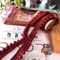 ราคา 45cm และ 90cm เทปติดมุก ลูกไม้ ติดมุก ผ้าลูกไม้ มุกเส้น ตกแต่ง หรือทำ โชคเกอร์ ขนาดกว้าง 15 มิล มีให้เลือกสองขนาด (3379593669)