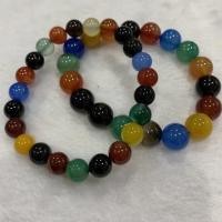 ราคา กำไลข้อมือหิน อาเกตรวมสี Mixed Agate *หินธรรมชาติแท้ 100%* (9601024483)