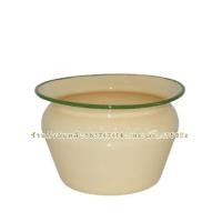 ราคา 7 นิ้ว กระโถนสีเหลือง กระโถนเคลือบ สำหรับพระภิกษุ (2879808230)