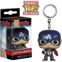 ราคา Funko Pocket Pop! พวงกุญแจ Marvel Avengers: Age of Ultron - ของเล่นฟิกเกอร์พวงกุญแจไวนิลกัปตันอเมริกา (43954204217)