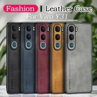 ราคา Vivo Y31 2025 สําหรับ Vivo Y31 Y21d VivoY31 Y 31 VivoY21d Y 21d Y21 d 4G 5G หนังแกะหนังเคสโทรศัพท์เลนส์ป้องกันแฟชั่นปลอกกันกระแทกนุ่มกลับกรณีฝาครอบ (48702905303)