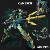 ราคา 504 ชิ้น - หุ่นยนต์ของเล่น / โมเดลหุ่นยนต์ประกอบของเล่น, หุ่นยนต์เมชา, หุ่นยนต์มังกรสีฟ้า, หุ่นยนต์แก้วมังกร (51702927158)