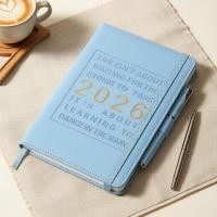 ราคา สมุดแพลนเนอร์รายสัปดาห์และรายเดือน 2026 A5, ปกหนัง PU สไตล์วินเทจ สําหรับสํานักงานและโรงเรียน (46956970344)