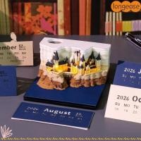 ราคา ปฏิทินประติมากรรมกระดาษ LONGE, สมุดบันทึก งานฝีมือกระดาษ ปฏิทินปราสาทวิเศษ, เครื่องประดับตั้งโต๊ะพร้อมไฟปฏิทินงานฝีมือกระดาษ (40177336803)