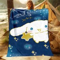 ราคา Sanrio Cinnamoroll พิมพ์ผ้าห่มเตียงโซฟาห้องนั่งเล่นผ้าห่มนุ่มบ้านท่องเที่ยว (29488540617)