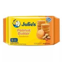 ราคา julie's Peanut Butter Sandwich.จูลี่ส์ บิสกิตสอดไส้ครีมเนยถั่ว 180g. (10191276023)
