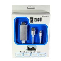 ราคา สาย HDTV Cable iPhone to TV , Projector ด้วย พอร์ต HDMI Full HD 1080P งานพรีเมี่ยม สายรับส่งสัญญาณคุณภาพดี (425228323)