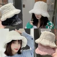 ราคา (HWG)พร้อมส่งจากไทย หมวกบัคเก็ต หมวกกันหนาวผู้หญิงทรงใบบัวสไตล์เกาหลี ขนเฟอร์ นุ่มนิ่มใส่สบาย (26017312859)
