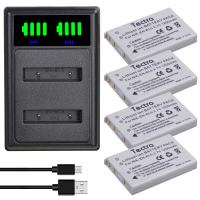 ราคา EN-EL5 6 Batteries + LED Dual Charger for Nikon Coolpix P3, P4, P90, P80, P100, P500, P510, P520, (26559047720)