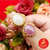 ราคา แหวนทองเหลือง สีแซฟไฟร์ นิลดำ ไพลิน งานดิบทองเหลืองโบราณ งานสวย ใส่ได้ทุกโอกาส รูปถ่ายจากสินค้าจริง (24111947271)