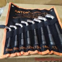 ราคา Anton ชุดบล็อกตัวแอล 8 ชิ้น เบอร์ 8-19 หัวทะลุ ประแจตัว L (14103470797)