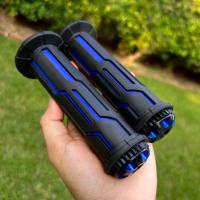 ราคา ปลอกแฮนด์นิ่มๆ Daytona สีน้ำเงิน ปลายแฮนด์ น้ำเงิน-ปลายกงจัก (42478355137)