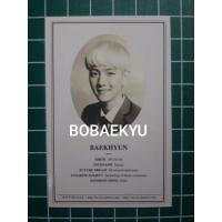 ราคา EXO PC BAEKHYUN XOXO PHOTOCARD (13708681540)