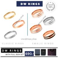 ราคา แท้100% แหวน DW ring ลด80% อุปกรณ์ครบ แหวนDW แหวนคู่ กำไลคู่รัก กำไล brandname กำไลDW DW bracelet (5265477003)