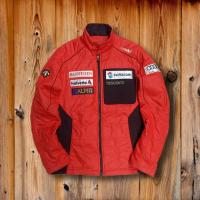 ราคา Jacket Puffer Heat Navy X Descente // Jacket Descente Patcht Sponsor // Jacket Racing Descente // Jacket Second Brand (26575313333)