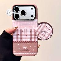 ราคา หรูหรา ประกบกัน ผงลายสก๊อตสีน้ําตาลดาวขนาดเล็กวงเล็บแม่เหล็กกรณีโทรศัพท์มือถือเหมาะสําหรับ ไอโฟน17 16 15 14 13 มือโปร สูงสุด กันกระแทกป้องกันกล้องป้องกันการตกฮาร์ดปกหลัง (55704979408)