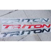 ราคา - โลโก้​ triton​ logo​ 3D​ TRITON​ ชุปโครเมี่ยม​ ติดฝากระโปรงหน้า​ (8233800175)