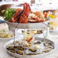 ราคา ปูเย็นจานผลไม้จานจานยืนแสดงสามชั้นอาหารทะเลอเมริกันหอยนางรมสแตนเลสสองชั้นบุฟเฟ่ต์กุ้งดิบร่างกายหนาม YDDP (42728578711)