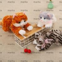 ราคา MARITA Meowing ตุ๊กตาแมว, ของเล่นตุ๊กตาแมวจําลองเหมือนจริงนุ่มฟู, น่ารัก 30 ซม. ตุ๊กตาแมวมีเสียงของเล่นผ่อนคลาย (48556569821)