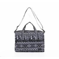 ราคา HAPITAS กระเป๋าพับ กระเป๋าสะพาย Boston small ลาย Bohemian Black (999631383)