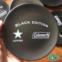 ราคา Coleman Black Edition Japanese จานตื้นเล็กสีดำ เบียร์ซัปโปโรญี่ปุ่น [Sapporo Beer Set] (10553858847)