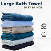 ราคา ผ้าขนหนูอาบน้ํา (40X60 นิ้ว) - 750 แกรมม ผ้าขนหนูผ้าฝ้ายดูดซับ 100% | ผ้าฝ้ายคุณภาพโรงแรม (46355378853)