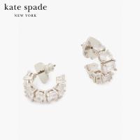 ราคา ส่งต่อ KATE SPADE NEW YORK CANDY SHOP SMALL STONE HOOPS KA982 ต่างหู (23037954724)