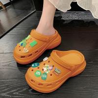 ราคา Monday2020 รองเท้าแตะหัวโต ส้นสูงนิดๆพร้อมตัวการ์ตูนติดเกร๋ๆ ราคาโปรโมชั่น ราคาถูกมากมีตัวติดสุดน่ารักสีเขียวให้ ❣️ (21077359796)