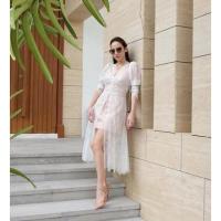 ราคา ฟรี EMS ชุดเดรสยาว งานป้าย Lady Ribbon Thailand เสื้อผ้าแฟชั่นผู้หญิง Dress Size M/L สีขาวพร้อมส่งสวยเหมือนแบบ (1082148617)