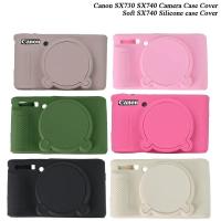 ราคา Soft SX740 silicone Case Camera Bag Skin For Canon PowerShot SX730 SX740 SX740HS Rubber Camera case Cover Skin (28019173199)