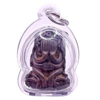 ราคา K517 พระปิดตา ยันต์ยุ่ง หลวงปู่เอี่ยม วัดหนัง เนื้อ สัมฤทธิ์ เลี่ยม กรอบพระ กันน้ำ ขนาด 1.5x3.0 ซม. (42211550002)