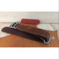 ราคา สายนาฬิกาหนังแท้ zulu hand made(หนังกลับ) (1665231078)