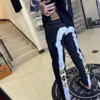 ราคา Evisu ใหม่ Slim-FIT แบรนด์อินเทรนด์ Jacquard พิมพ์สบายๆขาตรง Daruma หลวมกางเกงยีนส์ขนาดส่วนบุคคล Em (26469500060)