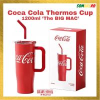 ราคา Coca-Cola Big Mac ถ้วยเก็บความร้อน 1200ml 6 ชั่วโมงเก็บร้อนและเย็นสแตนเลสถ้วยตรงด้วยฟางและฝาปิดเย็น (24907094248)