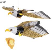 ราคา [GD] 1 ชิ้น Luminous Bird Repellent แขวน Eagle พร้อมเพลง Flying Bird Scarer Garden TH (58105836575)