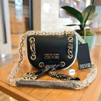 ราคา [พร้อมส่ง] ของแท้100% Versace Jeans Couture Barocco Print Shoulder Bag สีดำ (25135847766)