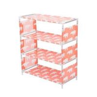 ราคา ชั้นวางรองเท้า ชั้นวางของ 3 ชั้น 4 5 ชั้น (ข้อต่อสีขาว) (6323602115)